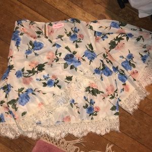 Re:named Floral Blouse